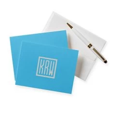 Foil Pressed Folded Notecards, Set Of 25 | 12 -Grocery Store foil pressed folded notecards set of 25 c 5