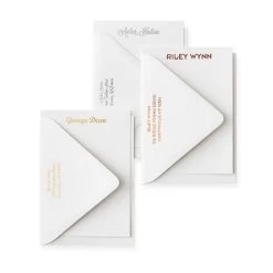 Foil Stamped Stationery | 3 -Grocery Store foil stamped stationery c 1