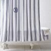French Stripe Cotton Shower Curtain | 1 2 French Stripe Cotton Shower Curtain | 1 -Grocery Store french stripe cotton shower curtain c