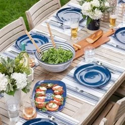 French Stripe Placemats, Set Of 4 | 1 -Grocery Store french stripe placemats set of 4 c 1