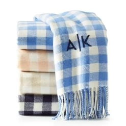Gingham Throw Blanket | 1