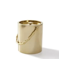 Gold Bamboo Ice Bucket | 1 9 Gold Bamboo Ice Bucket | 1 -Grocery Store gold bamboo ice bucket c 1