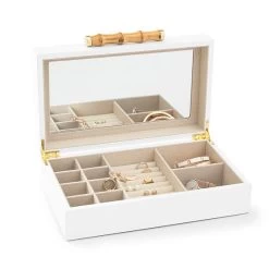 Gold Bamboo Lacquer Jewelry Box | 1 -Grocery Store gold bamboo lacquer jewelry box c 2