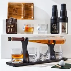 Baseball Decanter And Glasses Gift Set | 1