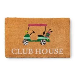 Golf Cart Personalized Doormat | 1