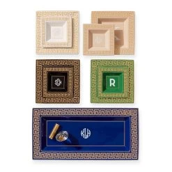 Greek Key Ceramic Catchall | 6