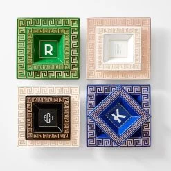 Greek Key Ceramic Catchall | 6 -Grocery Store greek key ceramic catchall c 4