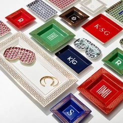 Greek Key Ceramic Catchall | 6 -Grocery Store greek key ceramic catchall c 5