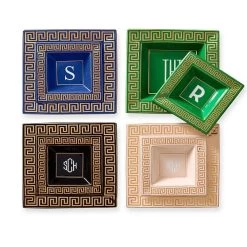 Greek Key Ceramic Catchall | 6 -Grocery Store greek key ceramic catchall c 7