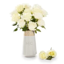 Greek Key Ceramic Vase | 1 -Grocery Store greek key ceramic vase c 2