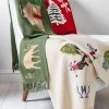 Hand Embroidered Wool Throw | 6 1 Hand Embroidered Wool Throw | 6 -Grocery Store hand embroidered wool throw c