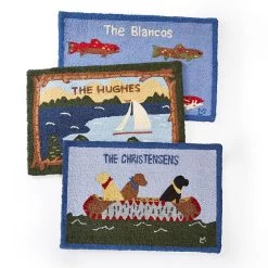 Hand Hooked Rug | 8 -Grocery Store hand hooked rug c 4