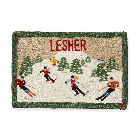 Hand Hooked Snow Rug | 2 6 Hand Hooked Snow Rug | 2 - Image 4