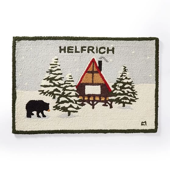 Hand Hooked Snow Rug | 2 7 Hand Hooked Snow Rug | 2 - Image 5