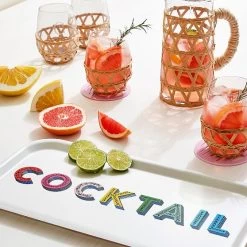 Hand-Woven Cane Pitcher | 1 -Grocery Store hand woven cane pitcher c 6