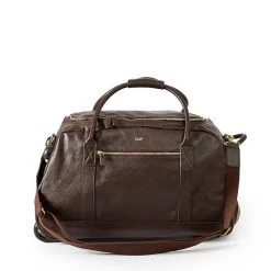 Harvey Leather Carry-On Rolling Duffle Bag | 1 -Grocery Store harvey leather carry on rolling duffle bag 1 c