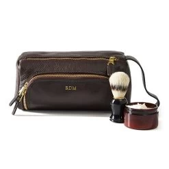 Harvey Leather Zipper Pouch | 2 14 Harvey Leather Zipper Pouch | 2 -Grocery Store harvey leather zipper overnighter and travel pouch set c