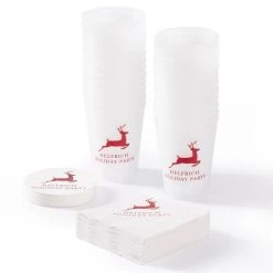 Holiday Plastic Party Cups, Set Of 25 | 2