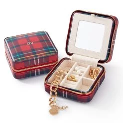 Holiday Small Travel Jewelry Case | 15 -Grocery Store holiday small travel jewelry case 2 c