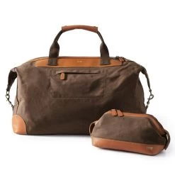Beckett Waxed Canvas And Leather Travel Gift Set | 2 -Grocery Store img10c 17
