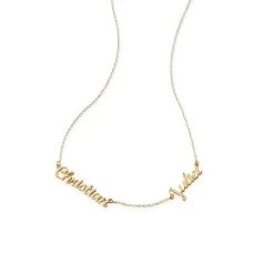 Sarah Chloe Emma Script Necklace | 18 -Grocery Store img10c 25
