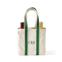 Canvas Four Bottle Wine Tote | 10 -Grocery Store img10c 33
