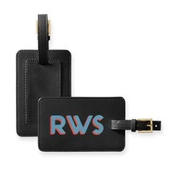 Fillmore Vegan Leather Luggage Tag, Printed | 8 -Grocery Store img10c 8