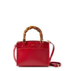 Bamboo Italian Leather Crossbody | 2 -Grocery Store img15c 1