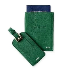 Leather Luggage Tag & Passport Case Set | 8 -Grocery Store img17c 14