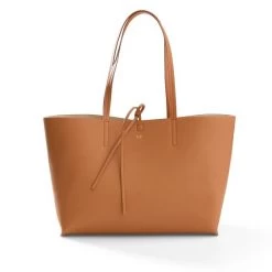 Fillmore Vegan Leather Tote | 5 -Grocery Store img18c