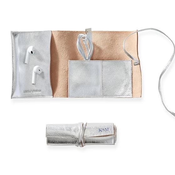 Leather Charger Roll Up, Neutrals | 7 10 Leather Charger Roll Up, Neutrals | 7 - Image 8