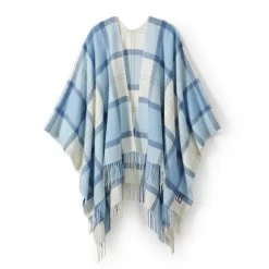 Italian Plaid Poncho | 4 -Grocery Store img19c 13