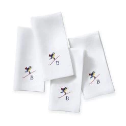 Embroidered Holiday Dinner Napkins, Set Of 4 | 3 -Grocery Store img19c 43