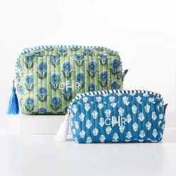 Block Print Travel Pouch Set | 3 -Grocery Store img1c 23