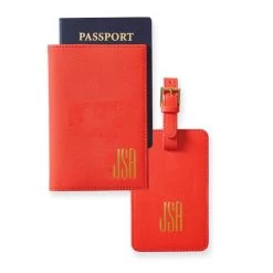 Fillmore Vegan Leather Luggage Tag And Passport Case, Foil Debossed | 8 33 Fillmore Vegan Leather Luggage Tag And Passport Case, Foil Debossed | 8 -Grocery Store img1c 28