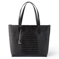 Everyday Italian Croc Embossed Tote | 2 -Grocery Store img1c 3