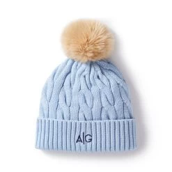 Cable Knit Pom Pom Hat | 8 -Grocery Store img1c 53
