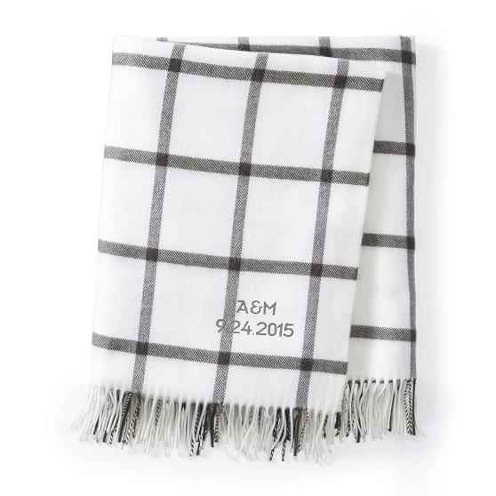 Italian Windowpane Throw Blanket | 4 14 Italian Windowpane Throw Blanket | 4 - Image 12