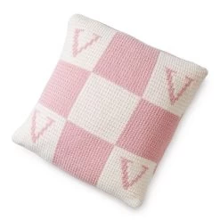 Initial Block Knit Pillow | 5 -Grocery Store img20c 17