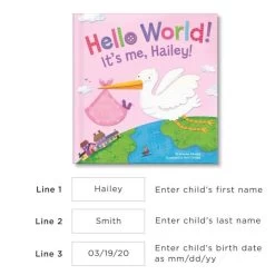 “Hello World” Personalized Children’s Book | 2 -Grocery Store img20c 24