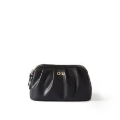 Bella Vegan Leather Ruched Pouch | 10 -Grocery Store img20c 8