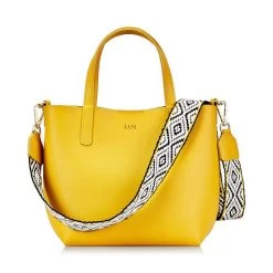 Alex Leather Crossbody Tote | 1 -Grocery Store img21c 23