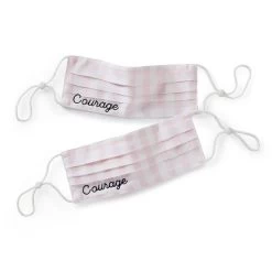 Gingham Cotton Linen Face Masks, Set Of 2 | 2 -Grocery Store img23c 37