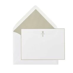 Letterpress Stationery, Set Of 50, Solid | 8 -Grocery Store img23c 38