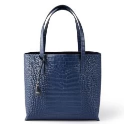 Everyday Italian Croc Embossed Tote | 2 -Grocery Store img25c 3
