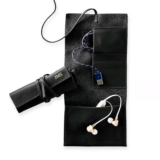 Leather Charger Roll Up, Neutrals | 7 17 Leather Charger Roll Up, Neutrals | 7 - Image 15