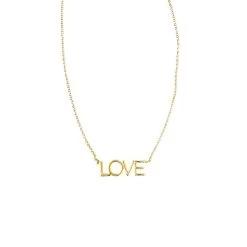 Maya Brenner Pendant Necklace, "Love" | 1 -Grocery Store img25c 9