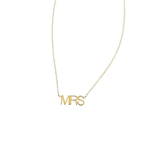 Maya Brenner Pendant Necklace, "Mrs" | 2 8 Maya Brenner Pendant Necklace, "Mrs" | 2 - Image 6