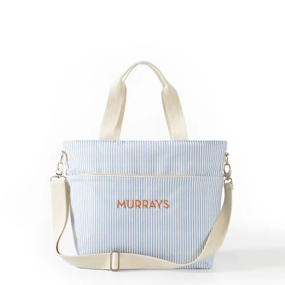 Pinstripe Cooler Tote Bag | 3 14 Pinstripe Cooler Tote Bag | 3 - Image 12