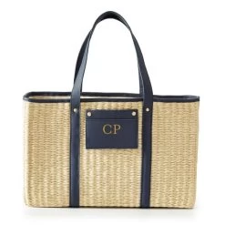 Palermo Straw Beach Tote | 2 -Grocery Store img29c 2